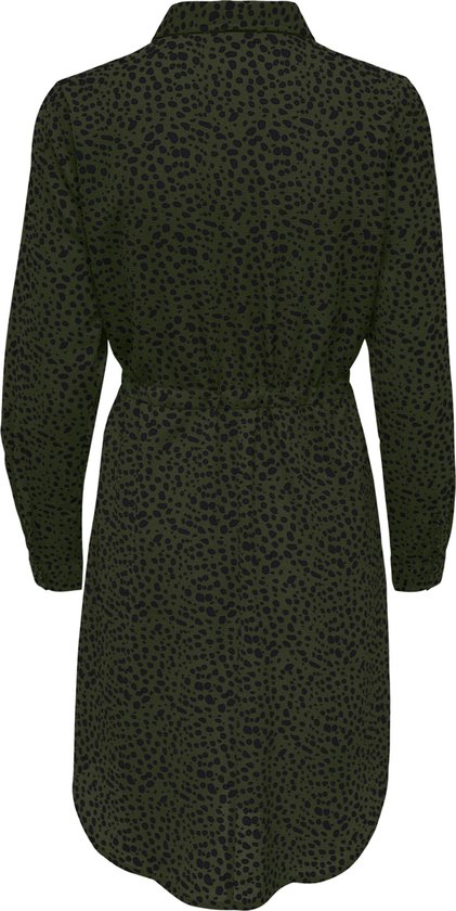 JDY Maat S JDYPIPER L/S SHIRT STRING DRESS WVN Dames Jurk