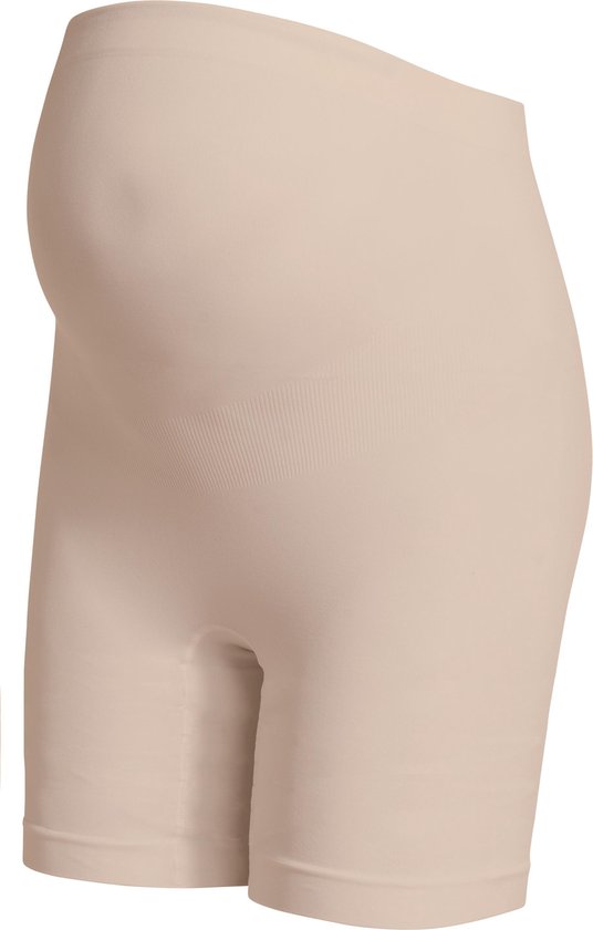 Noppies  - M/L - Naadloze Zwangerschapsshorts - Naturel