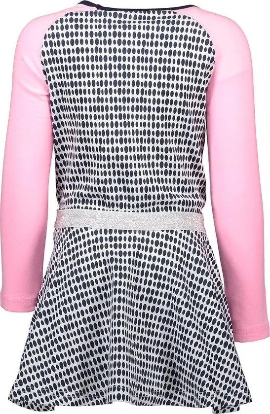 Bampidano - Maat 98 - Meisjes Jurk - navy allover