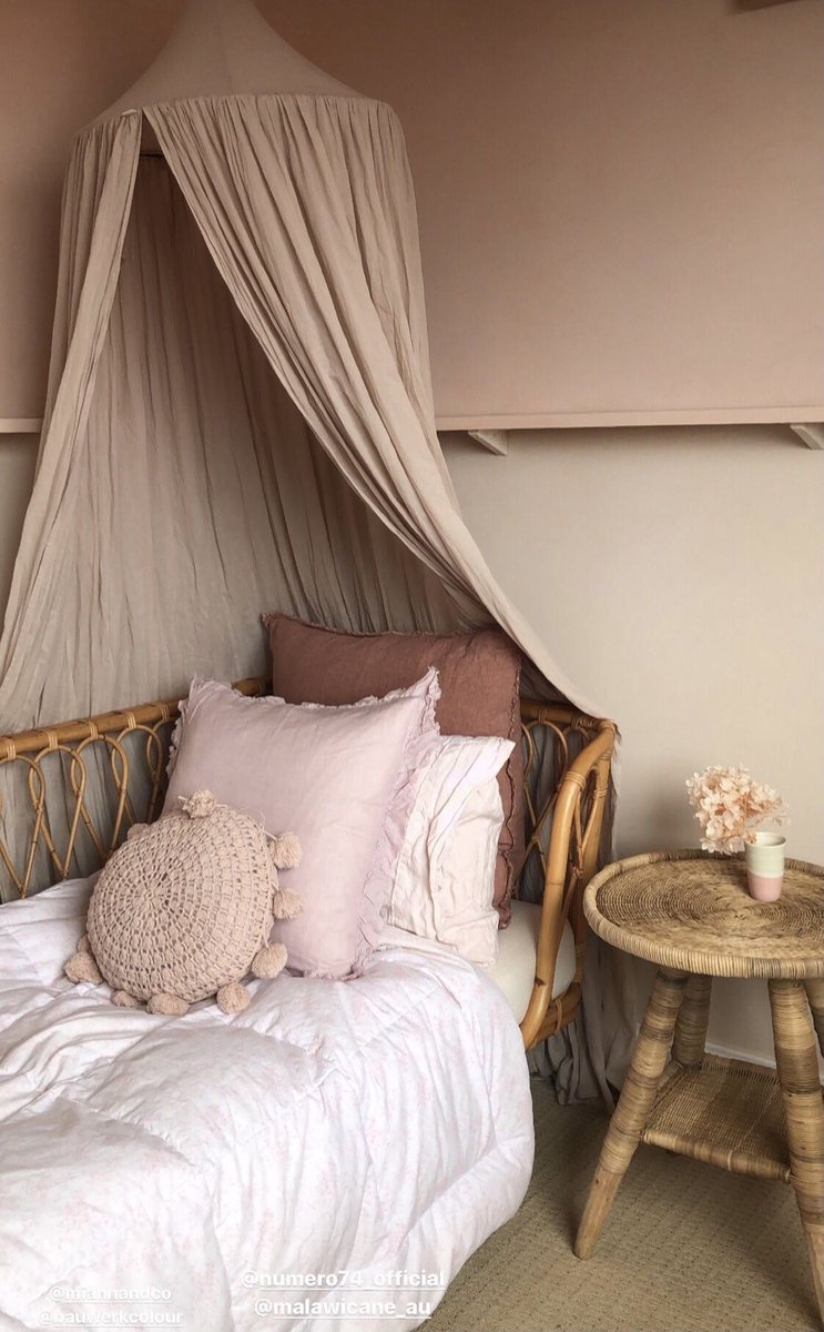 Deryan Baby Klamboe Vintage 245cm - Hemeltje- Nougat