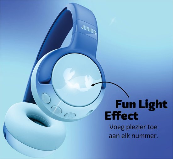 Fresh 'n Rebel Code Junior - Draadloze koptelefoon voor kids - Wavy Water
