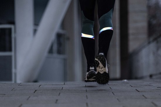 Rogelli Maat 2XL  Echo Hardloopbroek - Winterbroek Heren - Black, Petrol Green