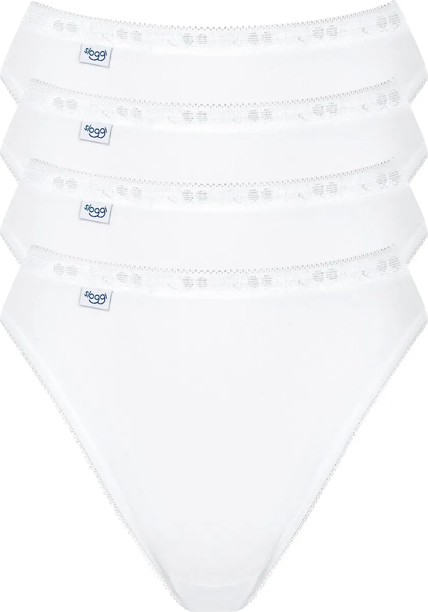 Sloggi - 42 - Basic Tai Slip dames - 4-pack - Wit