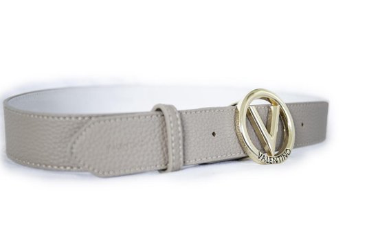 Valentino Round Kledingriem - Maat M - Beige - 110 cm