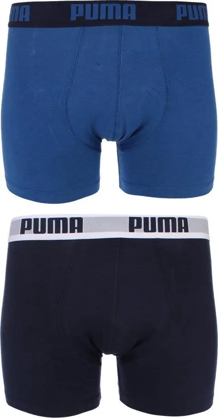 PUMA - Maat XL - Boxershort Heren PUMA BASIC BOXER 2-pack - True Blue