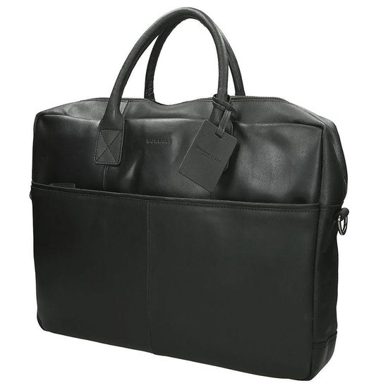 Burkely Fundamentals Vintage Max Worker 17" - Laptoptas - Volwassenen - Zwart