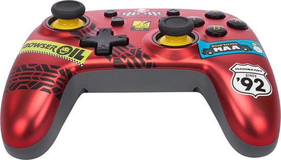PowerA Nano bedrade controller voor Nintendo Switch - Mario Kart: Racer Red