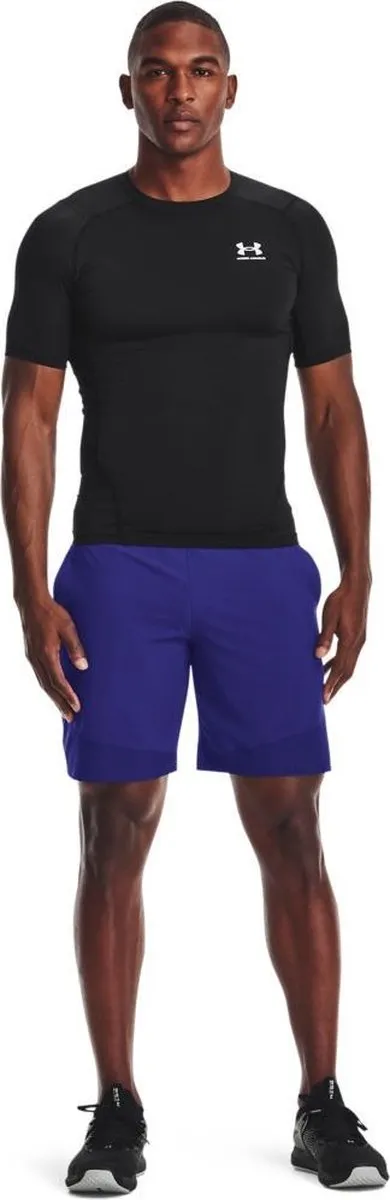 Under Armour - Maat M - UA HG Armour Comp SS Heren Sportshirt