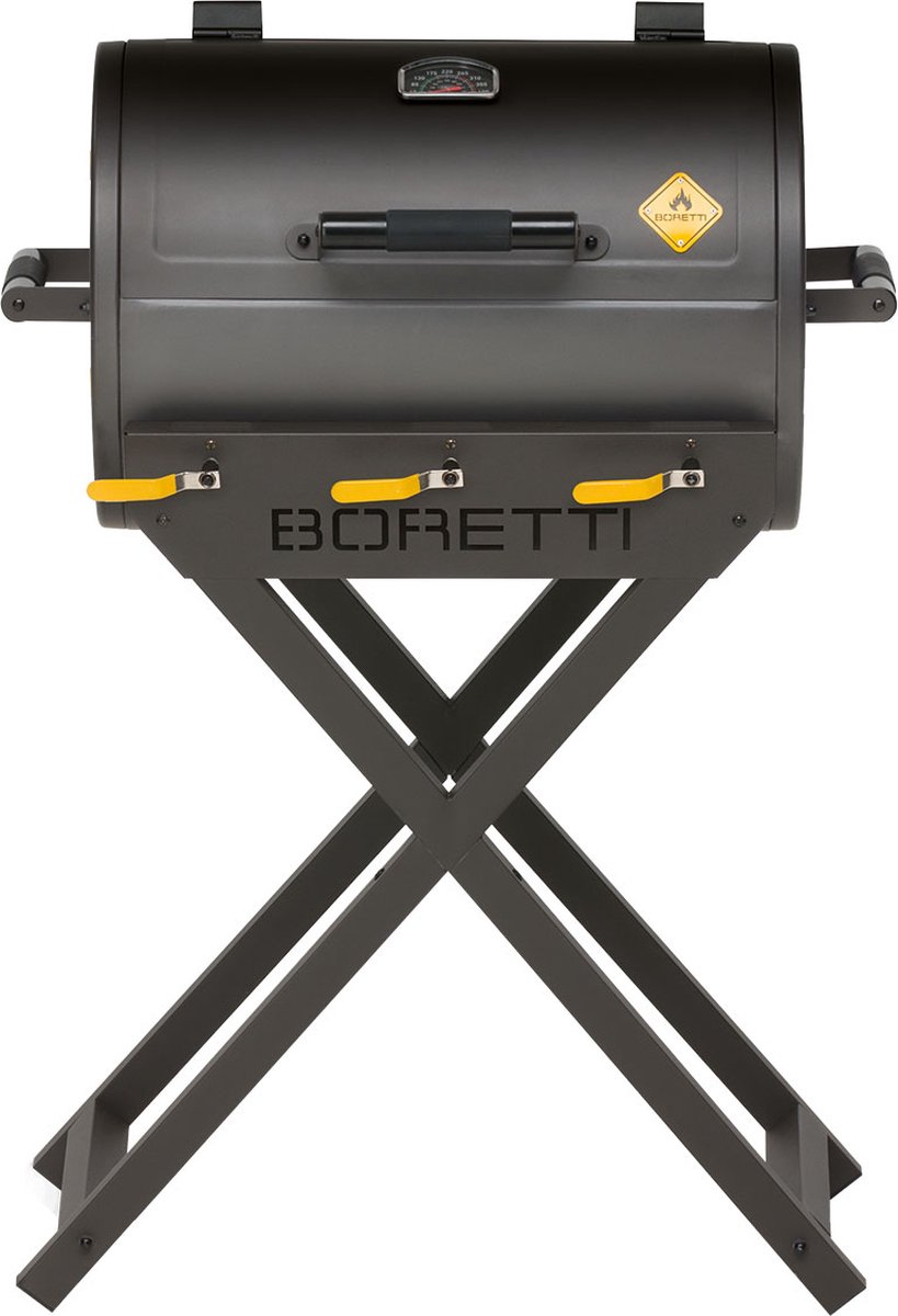 Boretti Addizio Gasbarbecue - 3 Branders - Grilloppervlak 41 x 59 cm - Antraciet