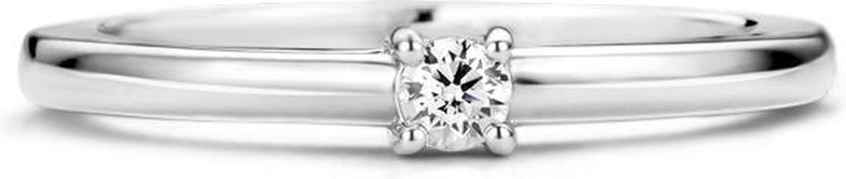 TI SENTO Milano Ring 1871ZI - Maat 16,5 mm - Gerhodineerd Sterling Zilver