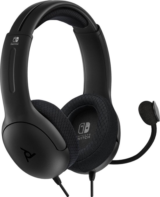 PDP Gaming LVL40 Gaming Headset - Nintendo Switch/Lite - Official Licensed - Zwart