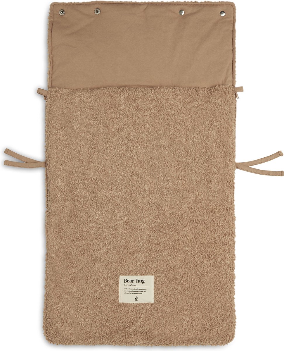 Jollein Voetenzak voor Autstoel & Kinderwagen Boucle - Biscuit