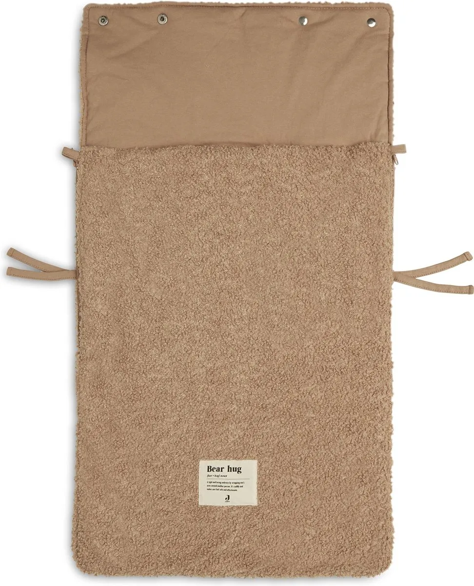 Jollein Voetenzak voor Autstoel & Kinderwagen Boucle - Biscuit