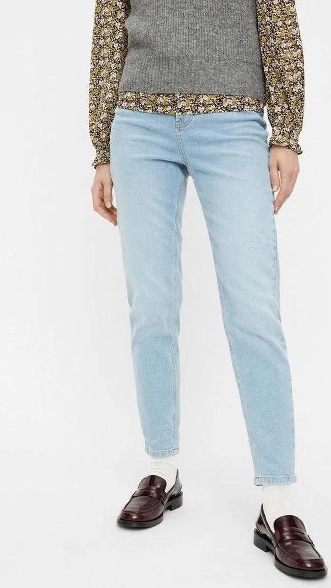 Pieces - Maat XS - PCLEAH MOM HW ANK LB160-BA/NOOS BC Dames Jeans