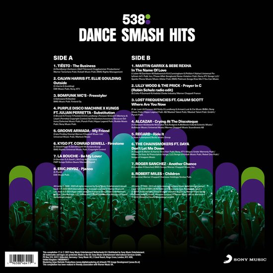 538 Dance Smash Hits (LP)