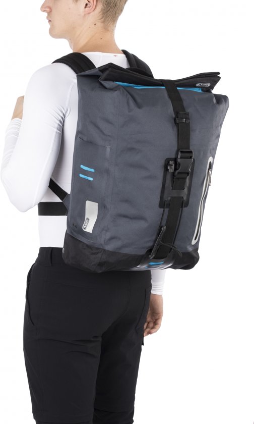 Abus Urbanite ST7600 Enkele Fietstas - 25 l - Zwart