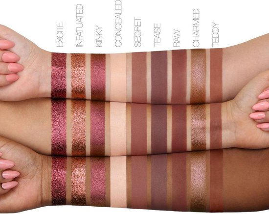 Face Secret ™ Nude Oogschaduw Palette - met Make Up Spiegel