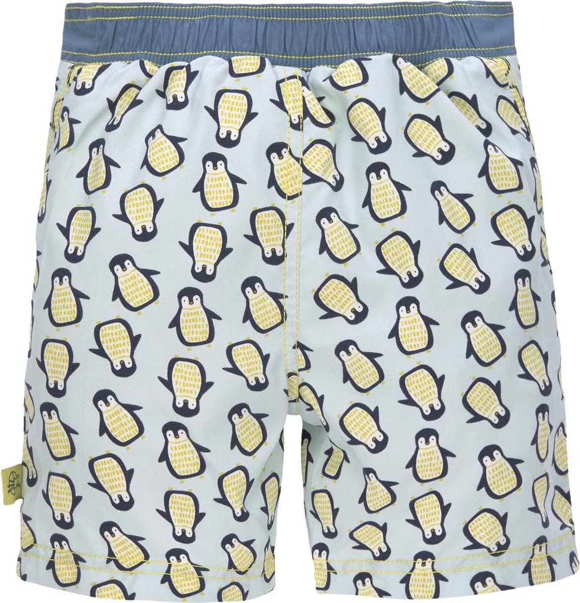 Lässig - Maat 80 - UV-zwemshorts voor jongens - pinguïn - multicolor - maat 68-80cm