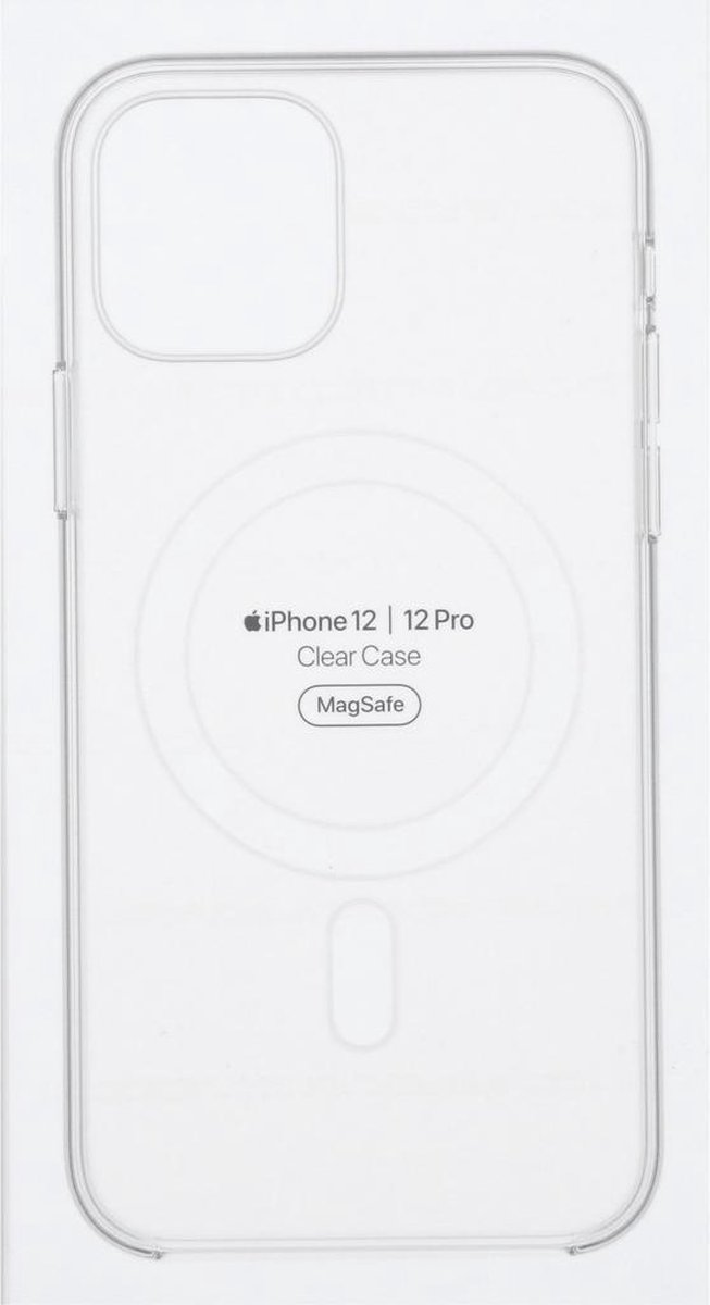 Apple Hoesje met MagSafe voor iPhone 12 (Pro) - Transparant
