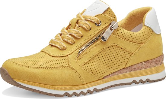 MARCO TOZZI  - Maat 40 MT Vegan, Soft Lining + Feel Me - removable insole Dames Sneaker - LEMON COMB