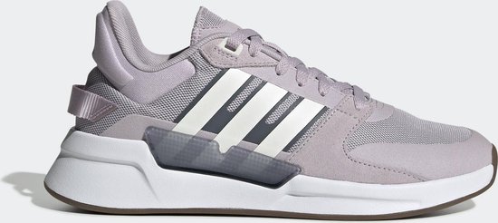 adidas - Maat 36 2/3 - Run90S Dames Sneakers - Mauve/Ftwr White/Onix - Maat 36 2/3