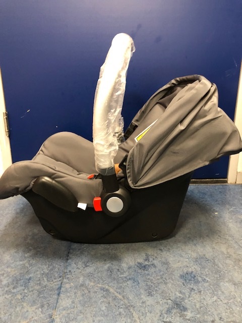Baby2Go - autostoel  - zwart/grijs
