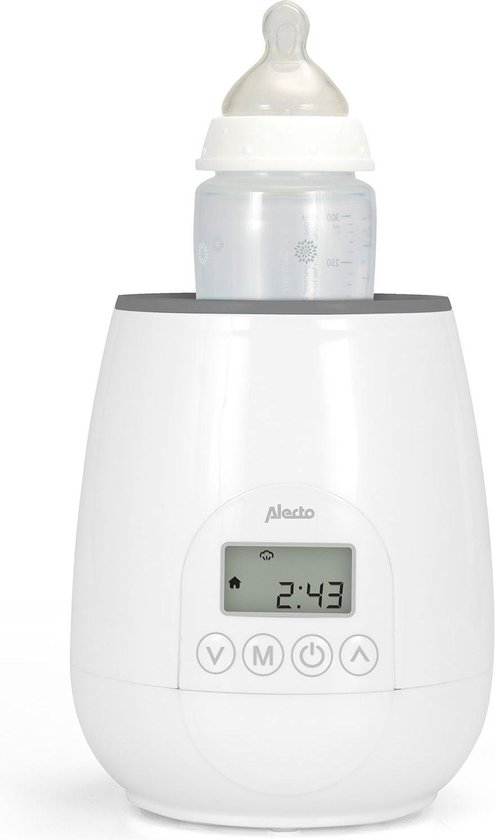 Alecto BW-700 Flessenwarmer met display, stoomkap en sterilisator