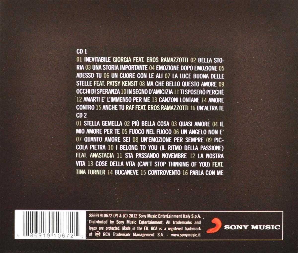 Eros Ramazotti - Best Love Songs CD