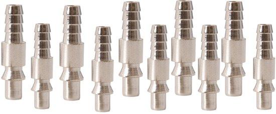 FERM ATA1021 - Insteeknippel/Slangtule 8mm - 10 stuks