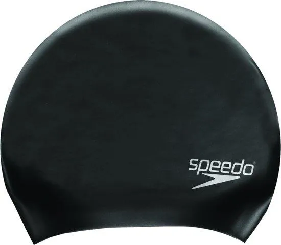 Speedo Long Hair Unisex Badmuts - Zwart - Maat One Size