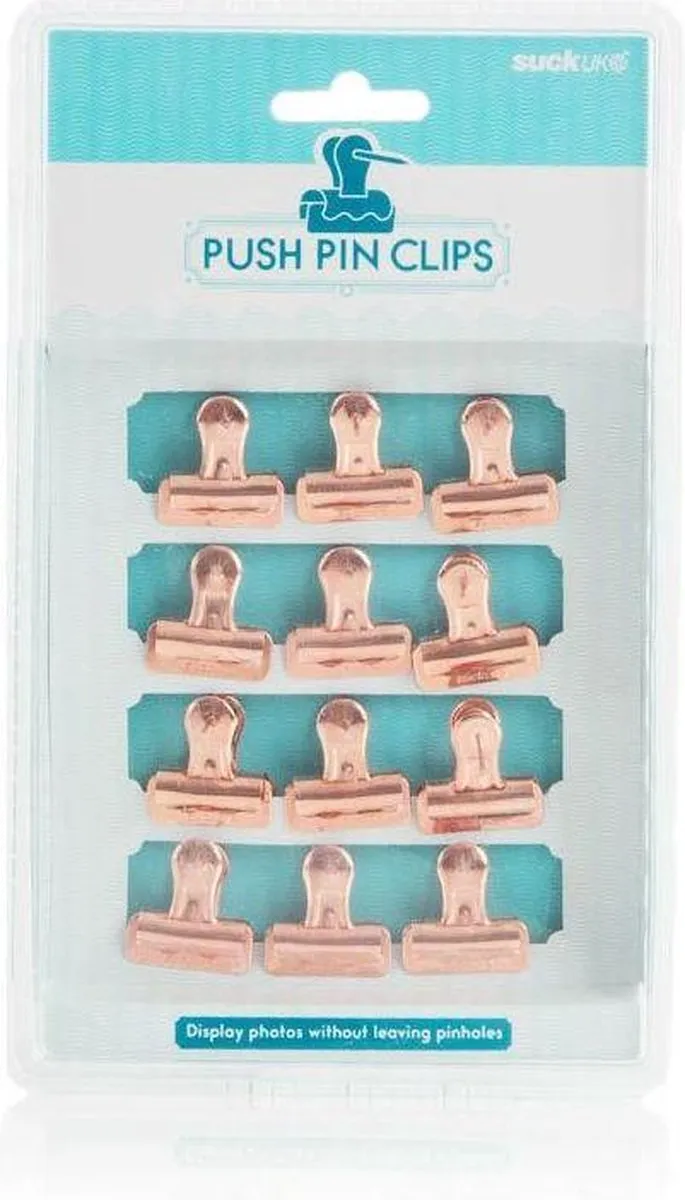 Suck UK - Push Pin Bulldog Clips