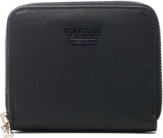 Guess - Noelle Slg Small Zip Around - Zwart - Vrouwen