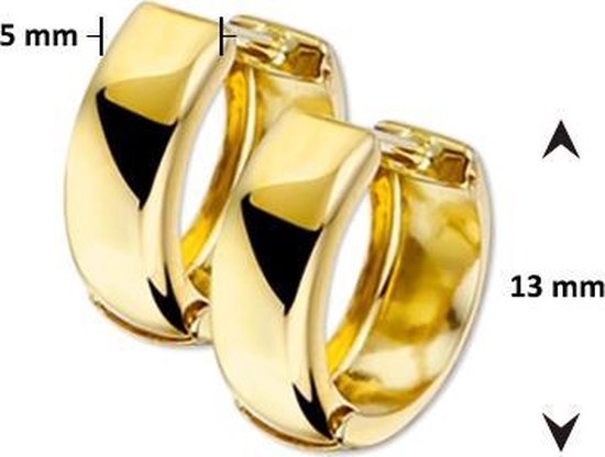 The Jewelry Collection - Dames - Oorringen - 13 mm