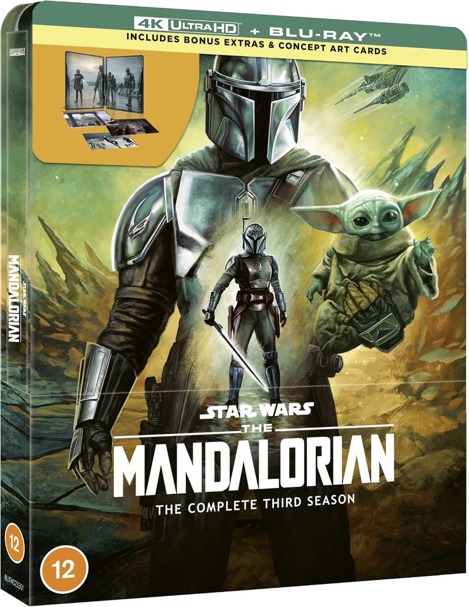 The Mandalorian - Seizoen 3 - 4K Ultra HD + Blu-ray - Import zonder Nederlandstalige ondertiteling