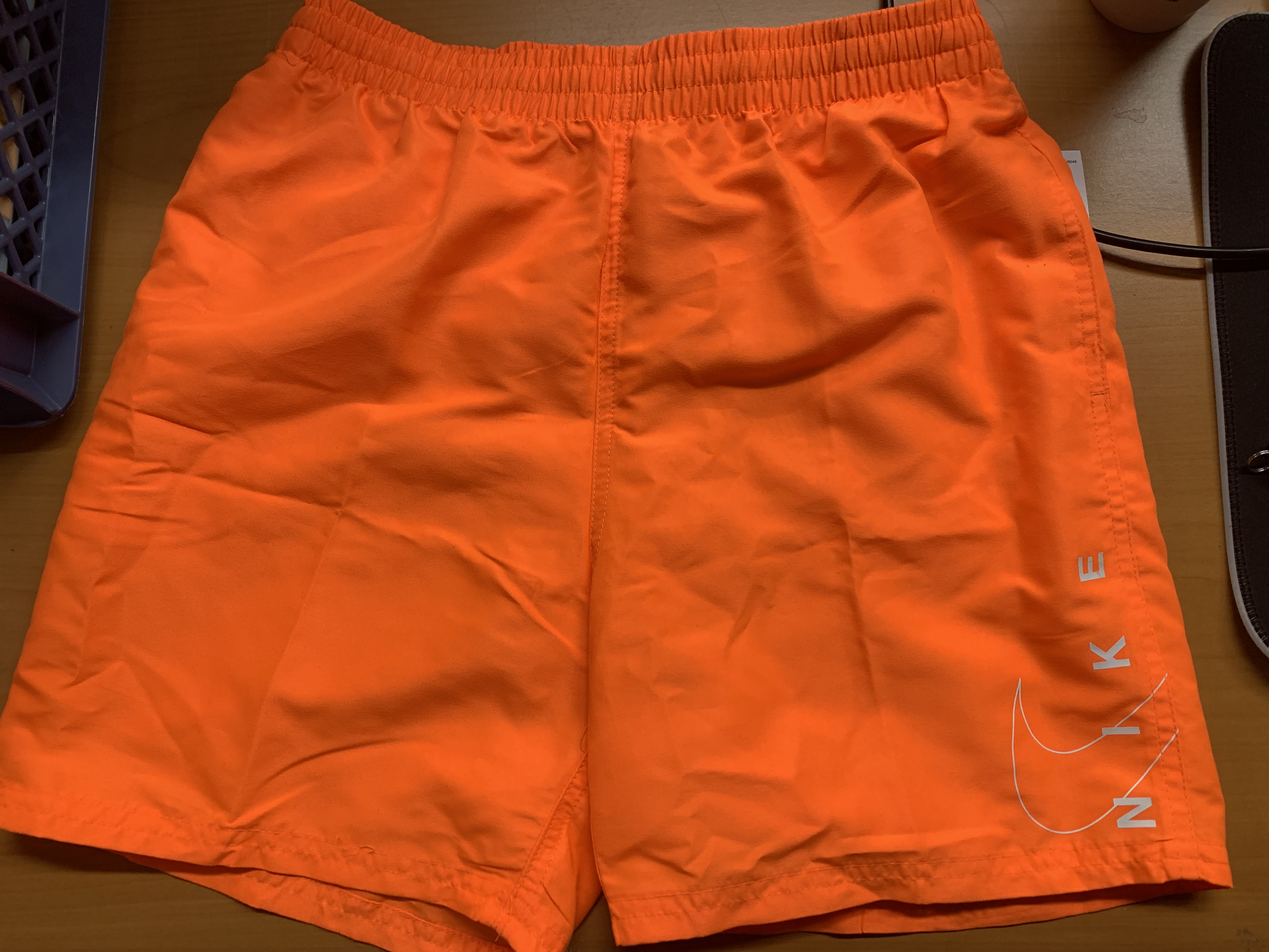 Nike - Maat 128-140 - L - Swim Split logo jongens volley 4 inch zwemdshort
