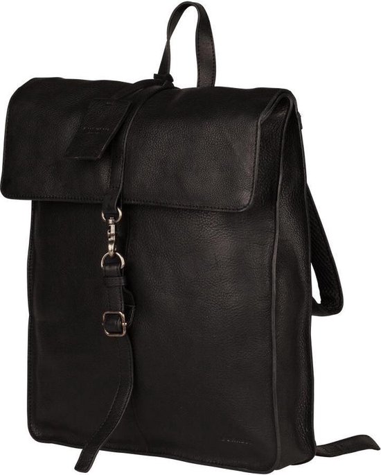 BURKELY Antique Avery Leren Rugzak - Zwart