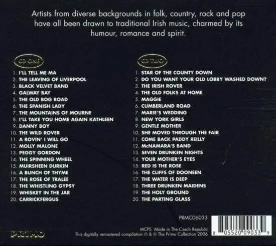 40 Irish Songs Everyone 2cd the original irish  boys