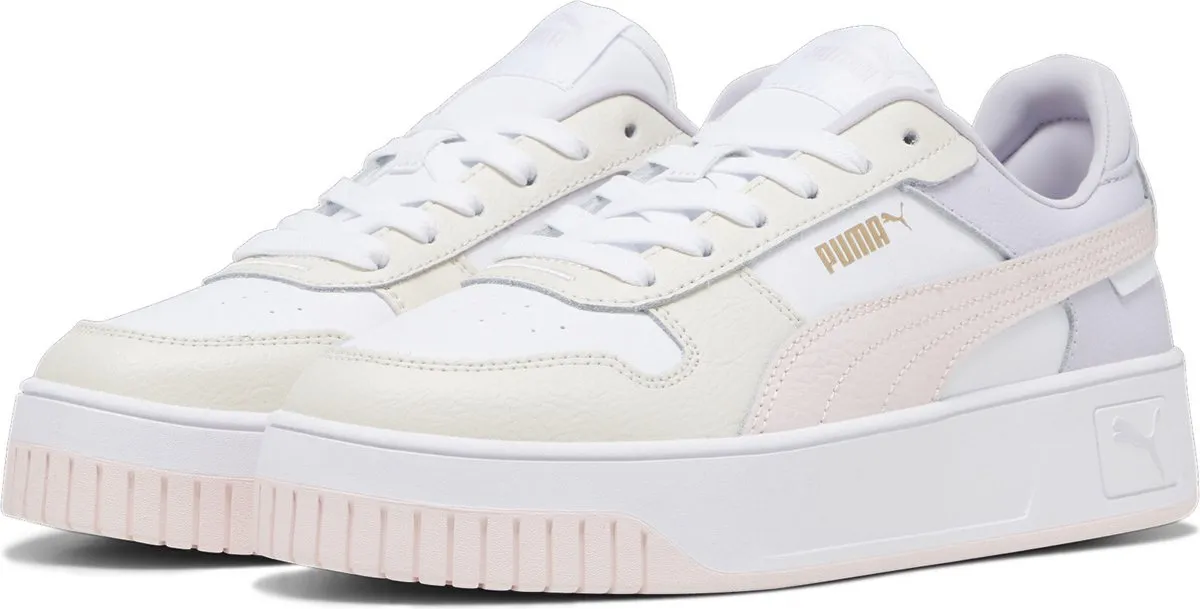 sneaker, witte schoenen, platform, kunstmatig leer, Puma