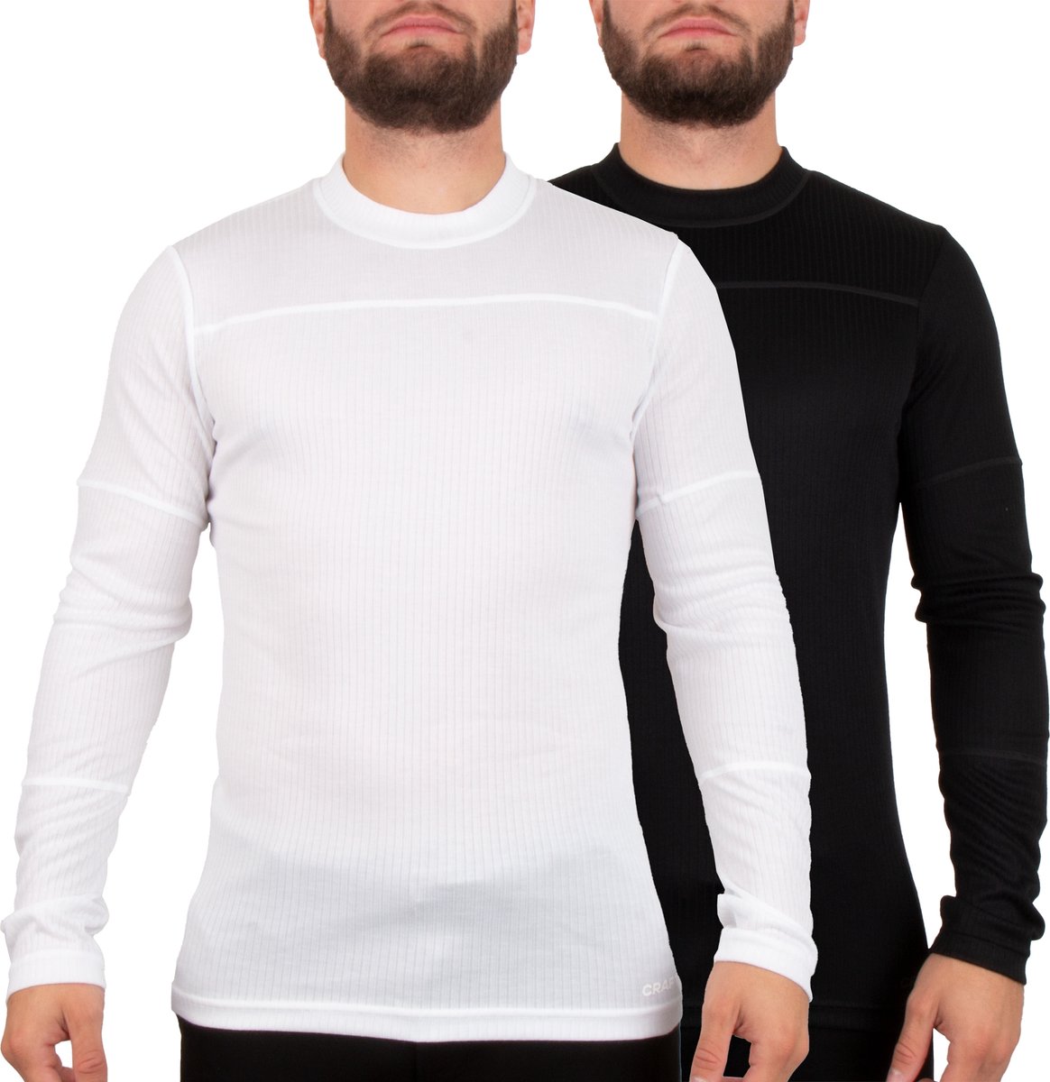 Craft - Heren - M - Core 2-pack Baselayer - Thermoshirt - Zwart/Wit