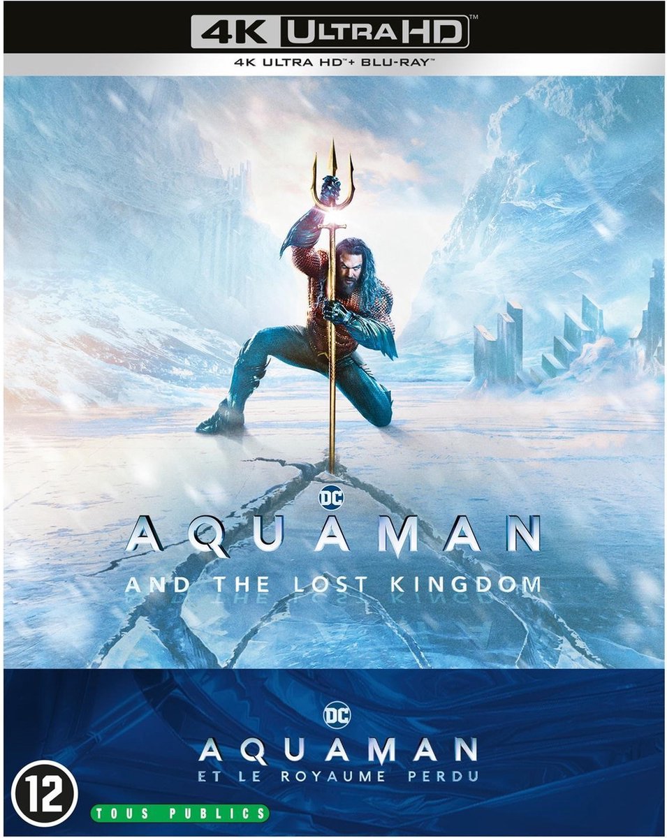 4K, Ultra HD, Aquaman, blauw, kristallengezicht