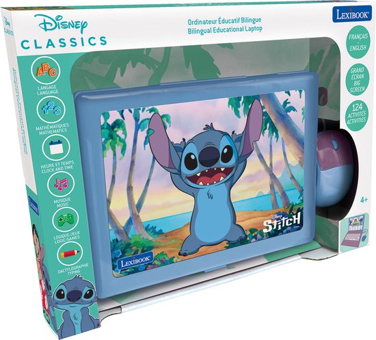 Lilo & Stitch Laptop met 124 activiteiten FR/EN