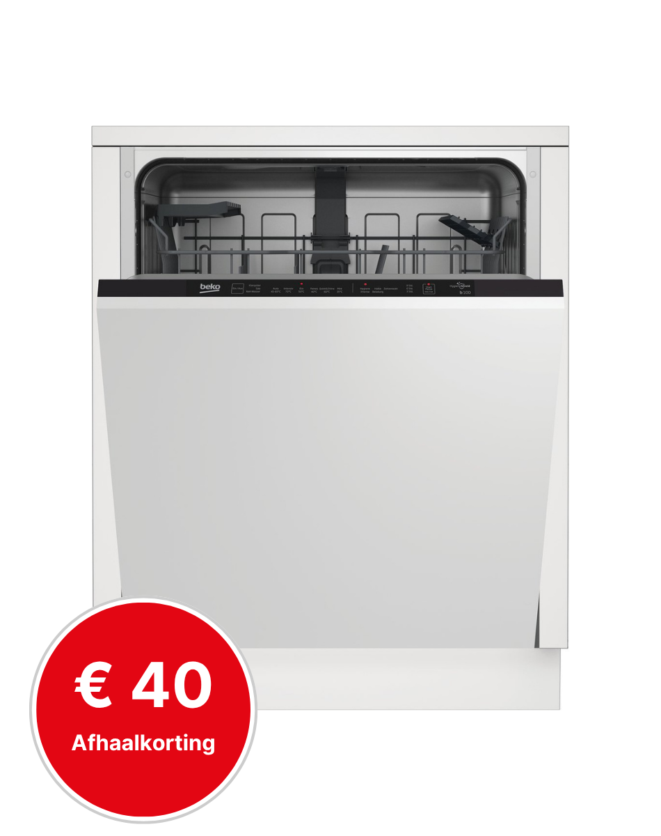 vaatwasser, inbouw, laag profiel, wit, afprijzing€40