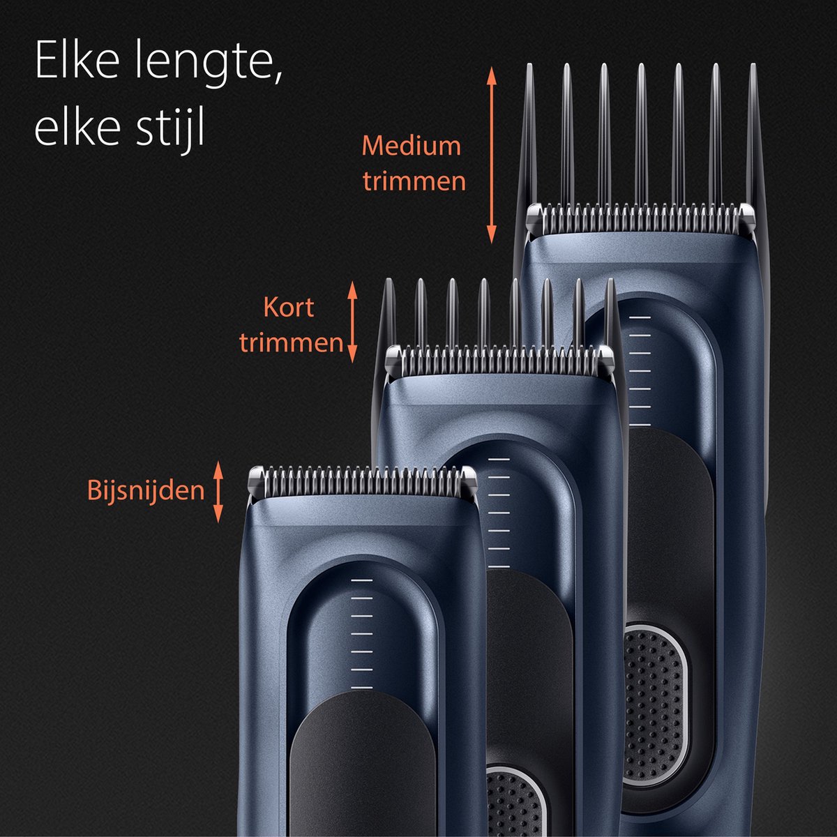 Braun Haartrimmer - Series 5 - HC5350 - Haartrimmer Met 17 Lengte-Instellingen