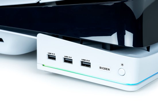 Nacon -Horizontale Console Standaard & Oplaadstation - PS5 Slim