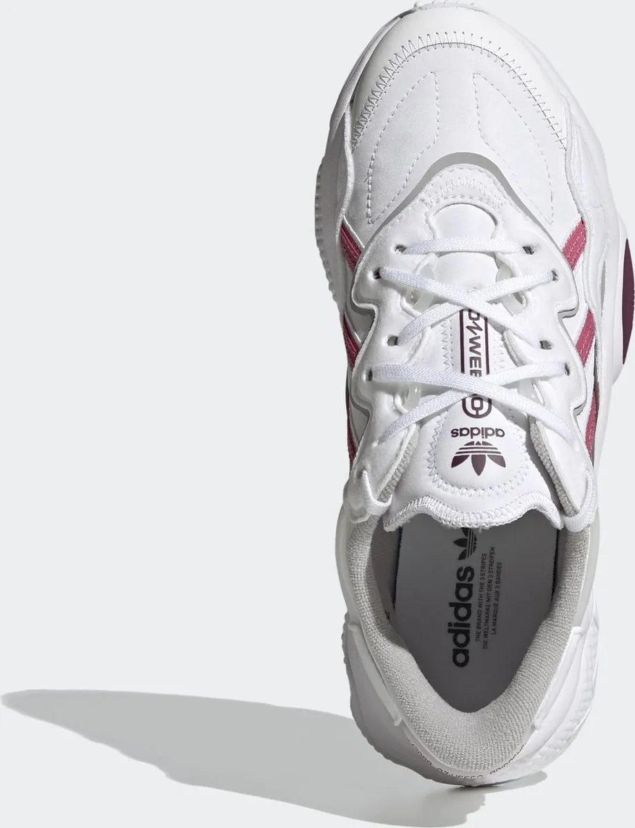 adidas - maat 40 - Ozweego W Dames Sneakers - White/Rose
