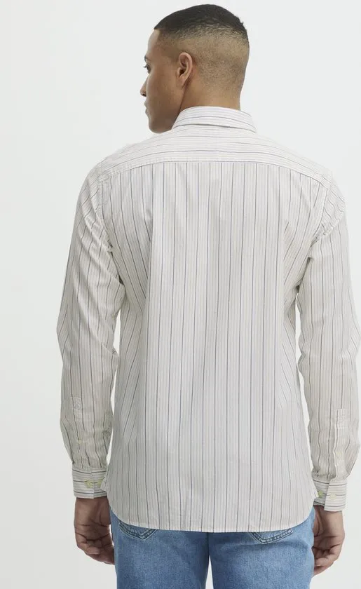 Casual Friday - Maat L - CFAnton LS BU striped shirt Heren Shirt