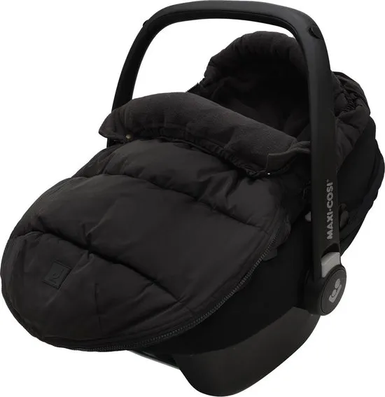 Jollein Baby Voetenzak Groep 0+ 3/5 punts - Puffed Zwart