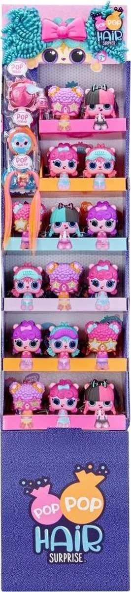 Pop Pop Hair Surprise 3-in-1 Pops - Minipop en hairextention