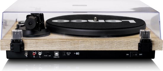 Lenco LBT-188PI - Platenspeler met Bluetooth - Stereo - Hout