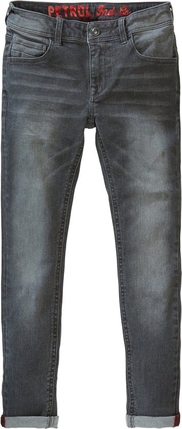 Petrol Industries  - Maat 176 - Jongens Nolan Narrow Fit Jeans - Grijs